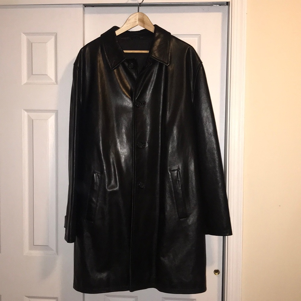 Men’s Prada Genuine Leather coat Size 54